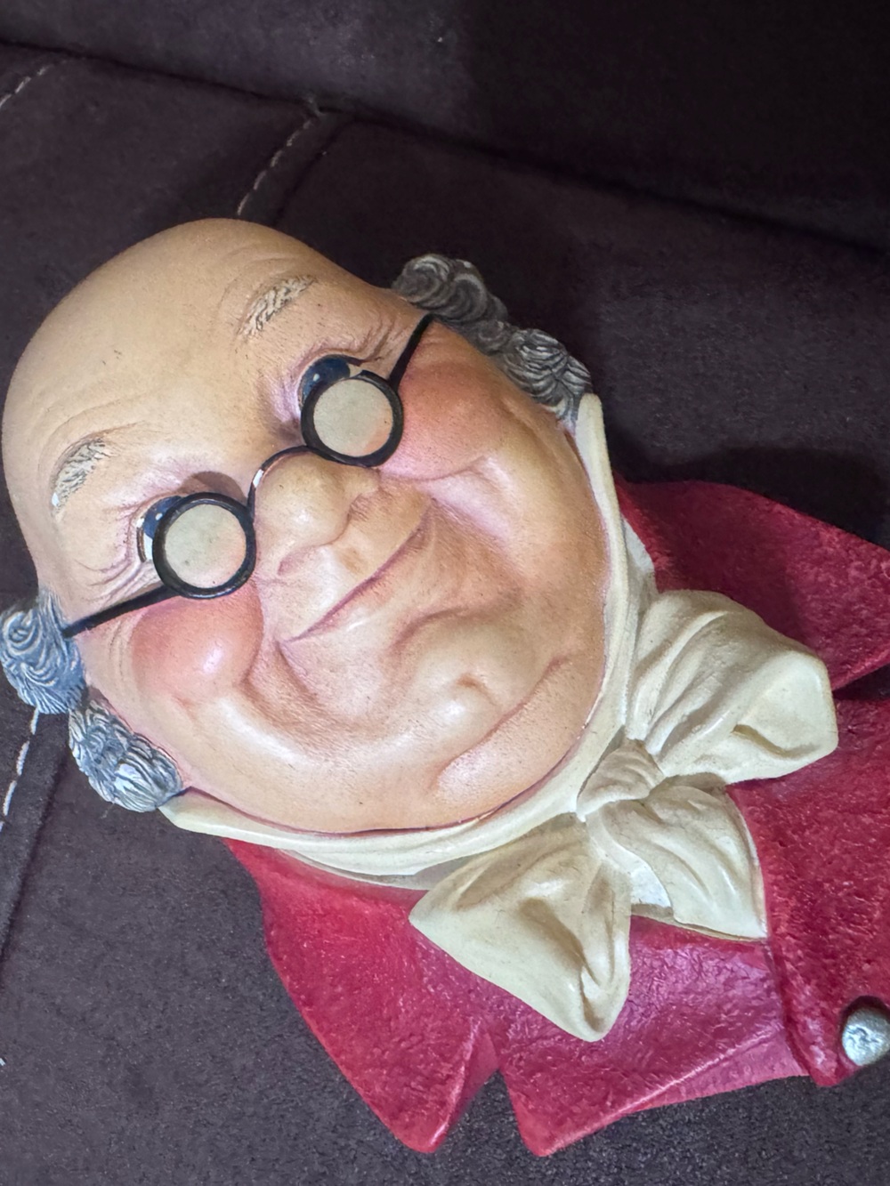 Bossons England 1964 Mr Pickwick Chalkware Head Vintage